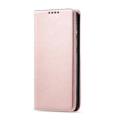 Magnet Card Case etui do Samsung Galaxy S22+ (S22 Plus) pokrowiec portfel na karty kartę podstawka różowy Magnet Card Case etui do Samsung Galaxy S22+ (S22 Plus) pokrowiec portfel na karty kartę podstawka różowy