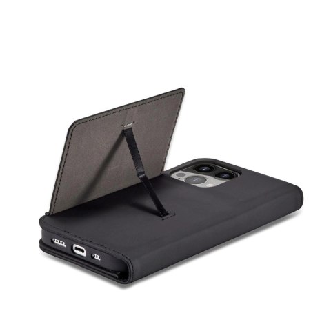 Magnet Card Case etui do iPhone 13 Pro pokrowiec portfel na karty kartę podstawka czarny Magnet Card Case etui do iPhone 13 Pro pokrowiec portfel na karty kartę podstawka czarny