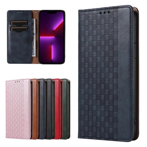 Magnet Strap Case etui do iPhone 12 Pro Max pokrowiec portfel + mini smycz zawieszka niebieski Magnet Strap Case etui do iPhone 12 Pro Max pokrowiec portfel + mini smycz zawieszka niebieski