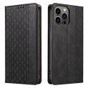 Magnet Strap Case etui do iPhone 12 Pro pokrowiec portfel + mini smycz zawieszka czarny