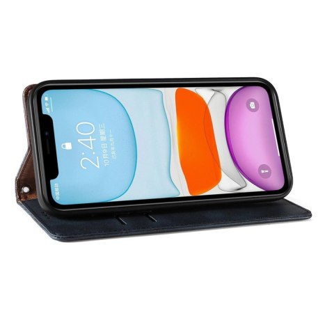 Magnet Strap Case etui do iPhone 12 pokrowiec portfel + mini smycz zawieszka niebieski Magnet Strap Case etui do iPhone 12 pokrowiec portfel + mini smycz zawieszka niebieski
