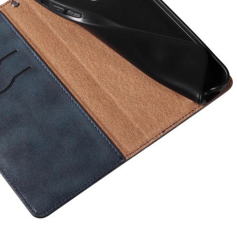 Magnet Strap Case etui do iPhone 12 pokrowiec portfel + mini smycz zawieszka niebieski Magnet Strap Case etui do iPhone 12 pokrowiec portfel + mini smycz zawieszka niebieski