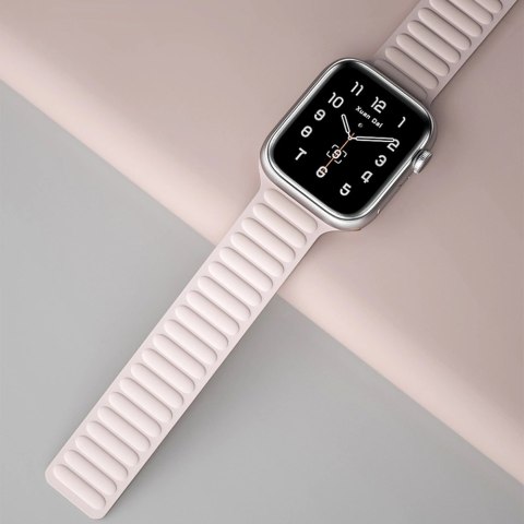 Magnetic Strap pasek do Watch 6 / 5 / 4 / 3 / 2 / SE (40mm / 38mm) magnetyczna opaska bransoleta bransoletka czerwony Magnetic Strap pasek do Watch 6 / 5 / 4 / 3 / 2 / SE (40mm / 38mm) magnetyczna opaska bransoleta bransoletka czerwony