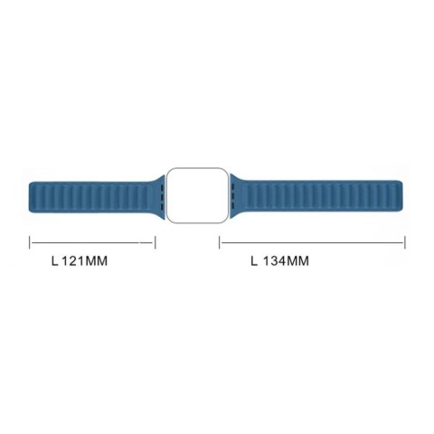 Magnetic Strap pasek do Watch 6 / 5 / 4 / 3 / 2 / SE (40mm / 38mm) magnetyczna opaska bransoleta bransoletka czerwony Magnetic Strap pasek do Watch 6 / 5 / 4 / 3 / 2 / SE (40mm / 38mm) magnetyczna opaska bransoleta bransoletka czerwony