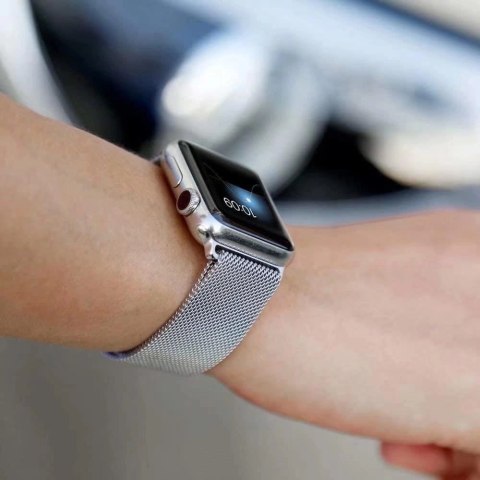 Magnetic Strap pasek do Watch 6 / 5 / 4 / 3 / 2 / SE (40mm / 38mm) magnetyczna opaska bransoleta bransoletka czerwony Magnetic Strap pasek do Watch 6 / 5 / 4 / 3 / 2 / SE (40mm / 38mm) magnetyczna opaska bransoleta bransoletka czerwony