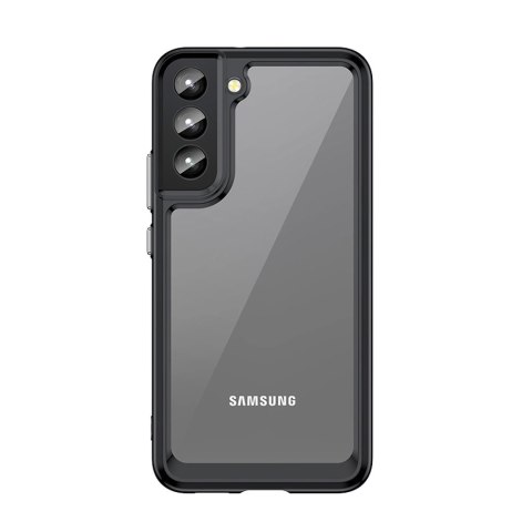 Outer Space Case etui do Samsung Galaxy S22+ (S22 Plus) sztywny pokrowiec z żelową ramką czarny Outer Space Case etui do Samsung Galaxy S22+ (S22 Plus) sztywny pokrowiec z żelową ramką czarny