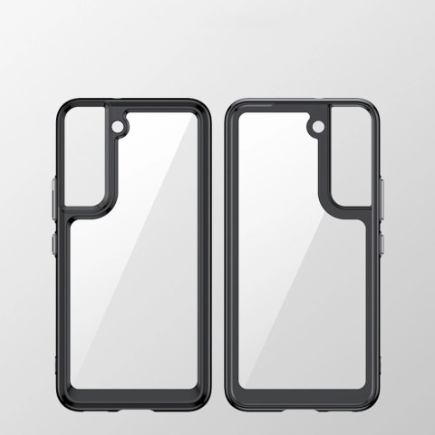 Outer Space Case etui do Samsung Galaxy S22+ (S22 Plus) sztywny pokrowiec z żelową ramką czerwony Outer Space Case etui do Samsung Galaxy S22+ (S22 Plus) sztywny pokrowiec z żelową ramką czerwony