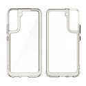 Outer Space Case etui do Samsung Galaxy S22+ (S22 Plus) sztywny pokrowiec z żelową ramką czerwony
