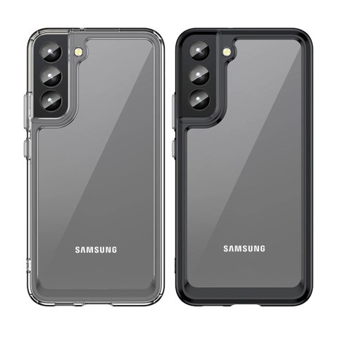 Outer Space Case etui do Samsung Galaxy S22+ (S22 Plus) sztywny pokrowiec z żelową ramką czerwony Outer Space Case etui do Samsung Galaxy S22+ (S22 Plus) sztywny pokrowiec z żelową ramką czerwony