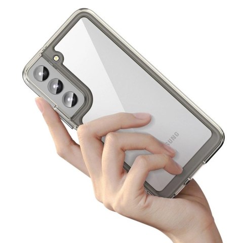 Outer Space Case etui do Samsung Galaxy S22+ (S22 Plus) sztywny pokrowiec z żelową ramką czerwony Outer Space Case etui do Samsung Galaxy S22+ (S22 Plus) sztywny pokrowiec z żelową ramką czerwony