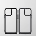 Outer Space Case etui do iPhone 12 Pro Max sztywny pokrowiec z żelową ramką czerwony