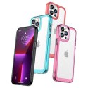 Outer Space Case etui do iPhone 12 Pro Max sztywny pokrowiec z żelową ramką czerwony