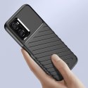 Thunder Case elastyczne pancerne etui pokrowiec Oppo A76 / Oppo A36 / Realme 9i czarny Thunder Case elastyczne pancerne etui pokrowiec Oppo A76 / Oppo A36 / Realme 9i czarny