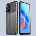 Thunder Case elastyczne pancerne etui pokrowiec Oppo A76 / Oppo A36 / Realme 9i czarny Thunder Case elastyczne pancerne etui pokrowiec Oppo A76 / Oppo A36 / Realme 9i czarny