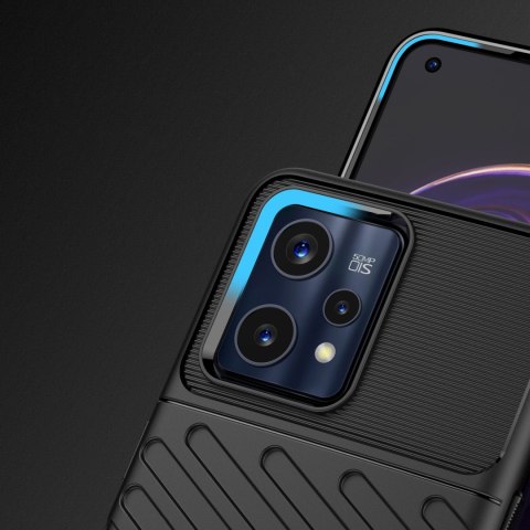 Thunder Case elastyczne pancerne etui pokrowiec Realme 9 Pro + (9 Pro Plus) czarny Thunder Case elastyczne pancerne etui pokrowiec Realme 9 Pro + (9 Pro Plus) czarny