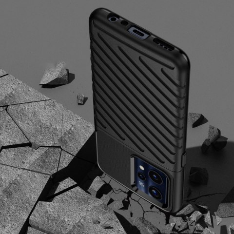 Thunder Case elastyczne pancerne etui pokrowiec Realme 9 Pro + (9 Pro Plus) czarny Thunder Case elastyczne pancerne etui pokrowiec Realme 9 Pro + (9 Pro Plus) czarny