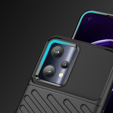 Thunder Case elastyczne pancerne etui pokrowiec Realme 9 Pro czarny Thunder Case elastyczne pancerne etui pokrowiec Realme 9 Pro czarny