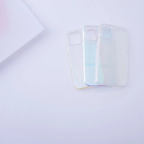 Aurora Case etui do iPhone 12 żelowy neonowy pokrowiec niebieski Aurora Case etui do iPhone 12 żelowy neonowy pokrowiec niebieski