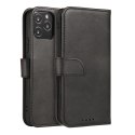 Magnet Case elegancki futerał etui pokrowiec z klapką i funkcją podstawki Motorola Moto E32 czarny Magnet Case elegancki futerał etui pokrowiec z klapką i funkcją podstawki Motorola Moto E32 czarny