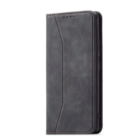 Magnet Fancy Case etui do Samsung Galaxy S22+ (S22 Plus) pokrowiec portfel na karty kartę podstawka czarny Magnet Fancy Case etui do Samsung Galaxy S22+ (S22 Plus) pokrowiec portfel na karty kartę podstawka czarny
