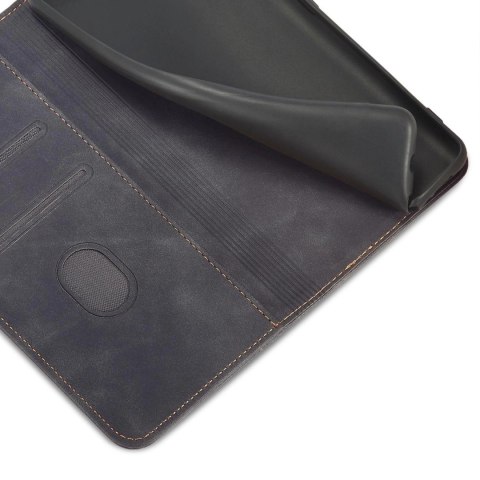 Magnet Fancy Case etui do Samsung Galaxy S22+ (S22 Plus) pokrowiec portfel na karty kartę podstawka czarny Magnet Fancy Case etui do Samsung Galaxy S22+ (S22 Plus) pokrowiec portfel na karty kartę podstawka czarny