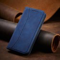 Magnet Fancy Case etui do iPhone 13 Pro pokrowiec portfel na karty kartę podstawka niebieski