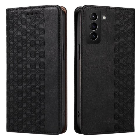 Magnet Strap Case etui do Samsung Galaxy S22+ (S22 Plus) pokrowiec portfel + mini smycz zawieszka czarny Magnet Strap Case etui do Samsung Galaxy S22+ (S22 Plus) pokrowiec portfel + mini smycz zawieszka czarny