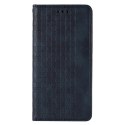 Magnet Strap Case etui do Samsung Galaxy S22+ (S22 Plus) pokrowiec portfel + mini smycz zawieszka niebieski