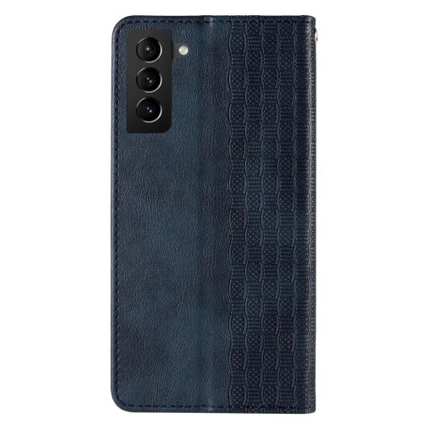Magnet Strap Case etui do Samsung Galaxy S22+ (S22 Plus) pokrowiec portfel + mini smycz zawieszka niebieski Magnet Strap Case etui do Samsung Galaxy S22+ (S22 Plus) pokrowiec portfel + mini smycz zawieszka niebieski
