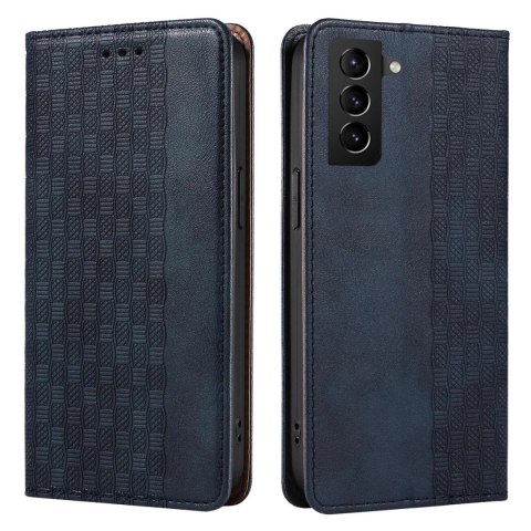 Magnet Strap Case etui do Samsung Galaxy S22+ (S22 Plus) pokrowiec portfel + mini smycz zawieszka niebieski Magnet Strap Case etui do Samsung Galaxy S22+ (S22 Plus) pokrowiec portfel + mini smycz zawieszka niebieski
