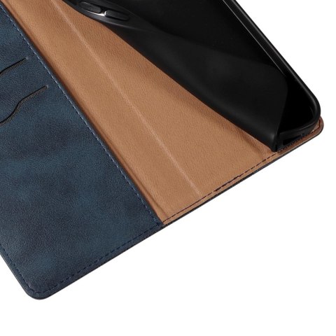 Magnet Strap Case etui do Samsung Galaxy S22+ (S22 Plus) pokrowiec portfel + mini smycz zawieszka niebieski Magnet Strap Case etui do Samsung Galaxy S22+ (S22 Plus) pokrowiec portfel + mini smycz zawieszka niebieski