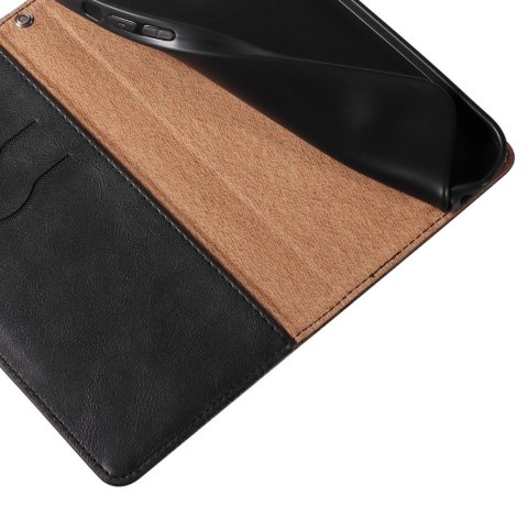 Magnet Strap Case etui do iPhone 13 pokrowiec portfel + mini smycz zawieszka czarny Magnet Strap Case etui do iPhone 13 pokrowiec portfel + mini smycz zawieszka czarny