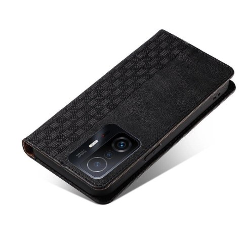 Magnet Strap Case etui do Xiaomi Redmi Note 11 Pro pokrowiec portfel + mini smycz zawieszka czarny Magnet Strap Case etui do Xiaomi Redmi Note 11 Pro pokrowiec portfel + mini smycz zawieszka czarny
