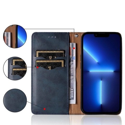 Magnet Strap Case etui do Xiaomi Redmi Note 11 Pro pokrowiec portfel + mini smycz zawieszka niebieski Magnet Strap Case etui do Xiaomi Redmi Note 11 Pro pokrowiec portfel + mini smycz zawieszka niebieski