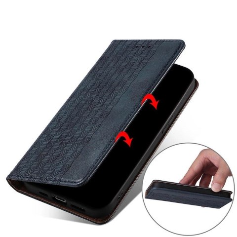 Magnet Strap Case etui do Xiaomi Redmi Note 11 Pro pokrowiec portfel + mini smycz zawieszka niebieski Magnet Strap Case etui do Xiaomi Redmi Note 11 Pro pokrowiec portfel + mini smycz zawieszka niebieski