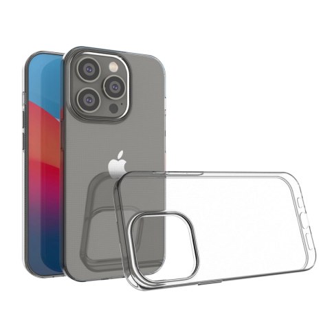 Żelowy pokrowiec etui Ultra Clear 0.5mm iPhone 14 Pro przezroczysty Żelowy pokrowiec etui Ultra Clear 0.5mm iPhone 14 Pro przezroczysty