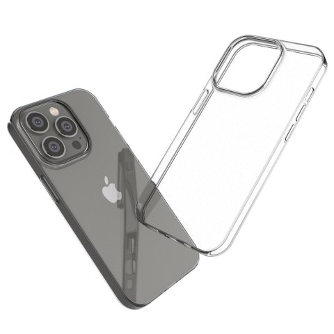 Żelowy pokrowiec etui Ultra Clear 0.5mm iPhone 14 Pro przezroczysty Żelowy pokrowiec etui Ultra Clear 0.5mm iPhone 14 Pro przezroczysty