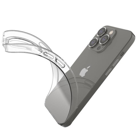 Żelowy pokrowiec etui Ultra Clear 0.5mm iPhone 14 Pro przezroczysty Żelowy pokrowiec etui Ultra Clear 0.5mm iPhone 14 Pro przezroczysty