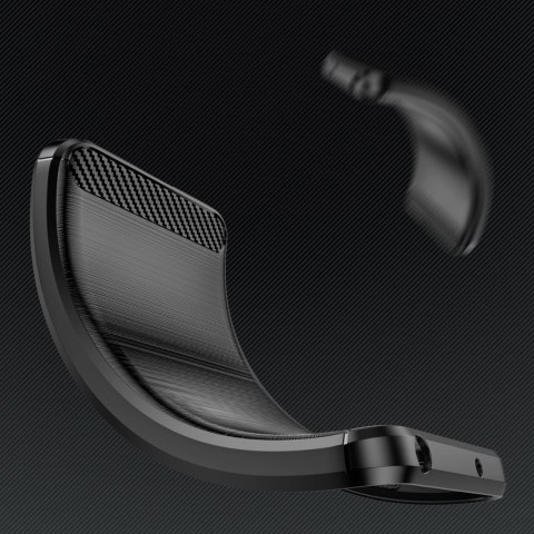 Carbon Case etui iPhone 14 Pro elastyczny żelowy pokrowiec na tył plecki czarny Carbon Case etui iPhone 14 Pro elastyczny żelowy pokrowiec na tył plecki czarny