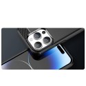 Carbon Case etui iPhone 14 Pro elastyczny żelowy pokrowiec na tył plecki czarny Carbon Case etui iPhone 14 Pro elastyczny żelowy pokrowiec na tył plecki czarny