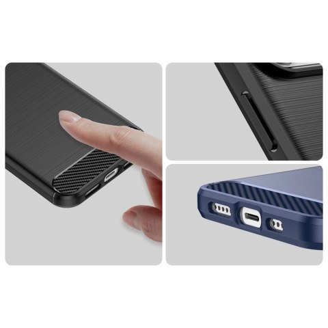Carbon Case etui iPhone 14 Pro elastyczny żelowy pokrowiec na tył plecki czarny Carbon Case etui iPhone 14 Pro elastyczny żelowy pokrowiec na tył plecki czarny