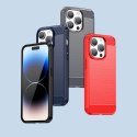 Carbon Case etui iPhone 14 Pro elastyczny żelowy pokrowiec na tył plecki czarny Carbon Case etui iPhone 14 Pro elastyczny żelowy pokrowiec na tył plecki czarny
