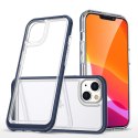 Clear 3in1 etui iPhone 14 Plus silikonowy pokrowiec z ramką niebieskie Clear 3in1 etui iPhone 14 Plus silikonowy pokrowiec z ramką niebieskie