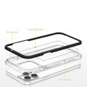 Clear 3in1 etui iPhone 14 Plus silikonowy pokrowiec z ramką niebieskie Clear 3in1 etui iPhone 14 Plus silikonowy pokrowiec z ramką niebieskie