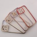 Fashion Case etui do Xiaomi Redmi Note 11 Pro żelowy pokrowiec ze złotą ramką biały Fashion Case etui do Xiaomi Redmi Note 11 Pro żelowy pokrowiec ze złotą ramką biały