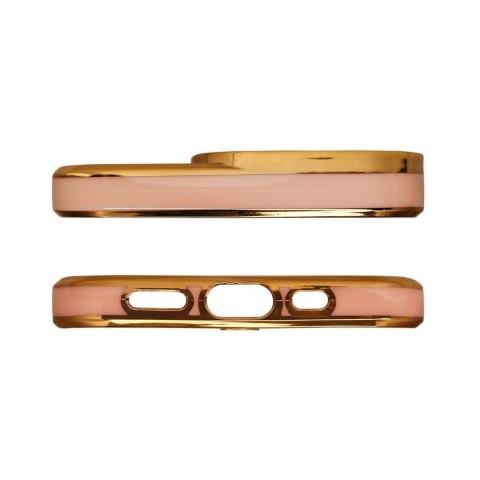 Fashion Case etui do Xiaomi Redmi Note 11 Pro żelowy pokrowiec ze złotą ramką złoty Fashion Case etui do Xiaomi Redmi Note 11 Pro żelowy pokrowiec ze złotą ramką złoty