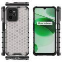 Honeycomb etui pancerny pokrowiec z żelową ramką Realme C35 przezroczysty