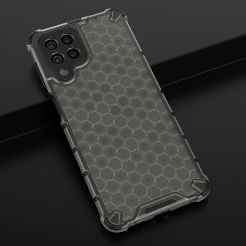 Honeycomb etui pancerny pokrowiec z żelową ramką Samsung Galaxy M53 5G czarny Honeycomb etui pancerny pokrowiec z żelową ramką Samsung Galaxy M53 5G czarny