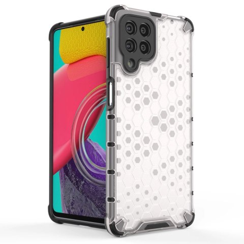 Honeycomb etui pancerny pokrowiec z żelową ramką Samsung Galaxy M53 5G przezroczysty Honeycomb etui pancerny pokrowiec z żelową ramką Samsung Galaxy M53 5G przezroczysty