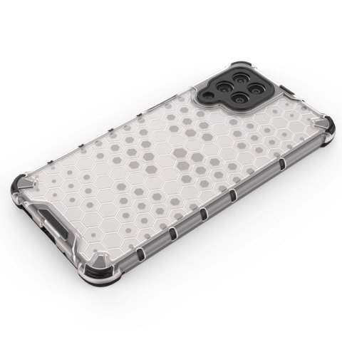 Honeycomb etui pancerny pokrowiec z żelową ramką Samsung Galaxy M53 5G przezroczysty Honeycomb etui pancerny pokrowiec z żelową ramką Samsung Galaxy M53 5G przezroczysty